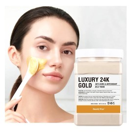 🔥 Jelly mask facial oro24k lujo 650g mascarilla todo piel  Vitaminas y Minerales
