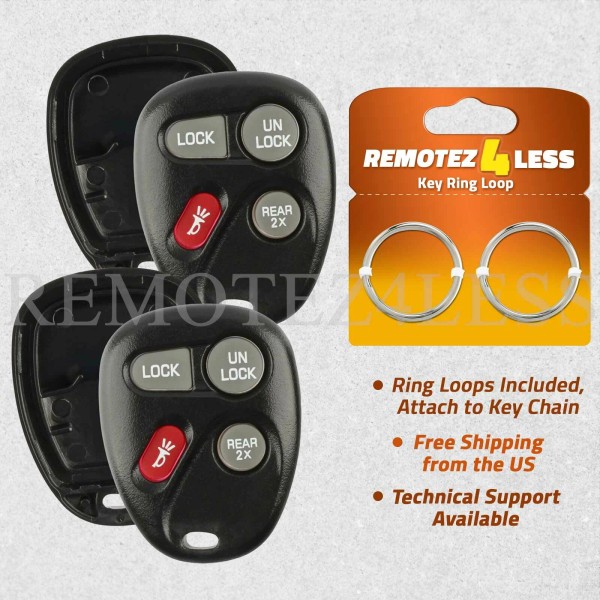 Remotez4less 2 for 2001 2002 2003 2004 2005 GMC Safari