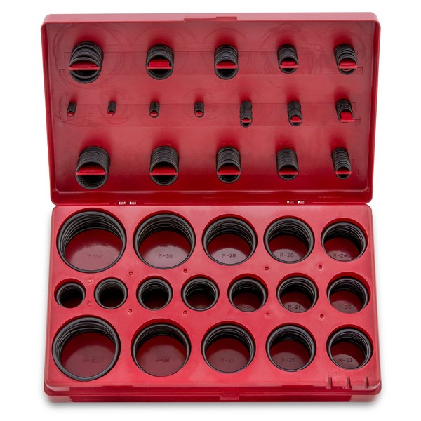 NEIKO 407 Rubber O-Ring Assortment Kit, Buna-N Gasket Sealing Rings