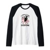 Hate Everyone Grim Reaper Shirt Funny Pink Unicorn Sarcastic Raglan
