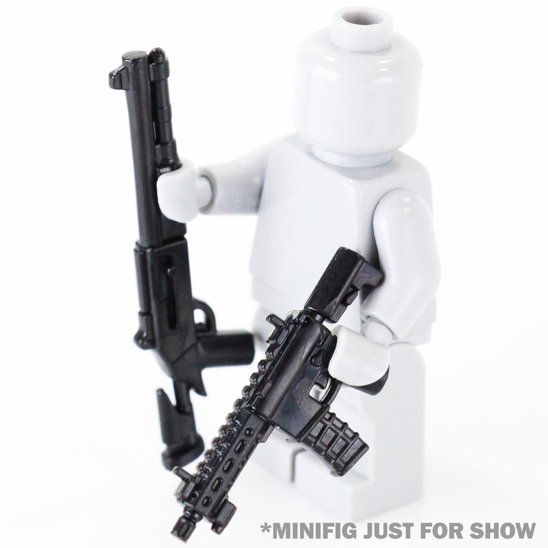 BrickTactical Small Arms Weapon Pack Guns and Accessories for Minifigs