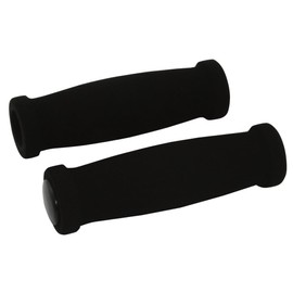 PAIR OF BLACK FOAM GRIPS