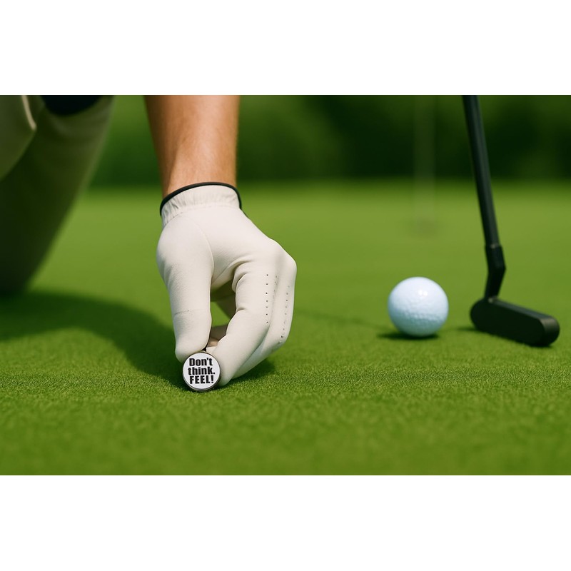 Don Flyee Golf Marker Magnet Don't think. Feel!