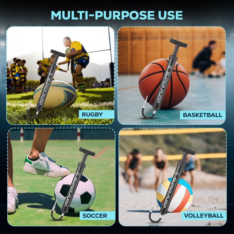 ZEPHRA Football Pump (BLACK)