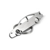 CarShape Keyring Stainless Steel Model Car Silhouette - Compatible with