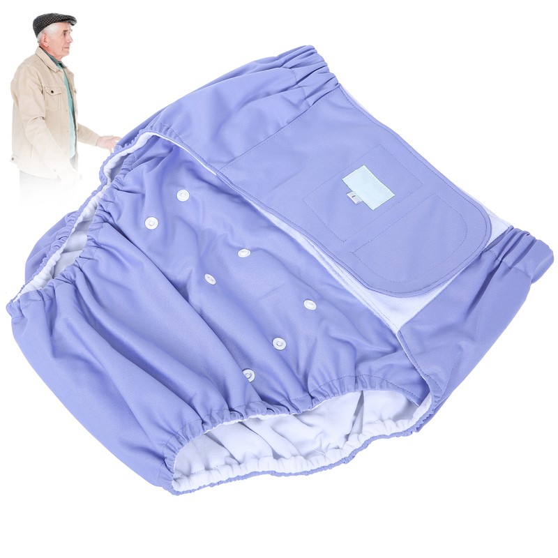 Adult Diaper Reusable Elderly Incontinence Nappy Washable Adjustable Diaper Pants201