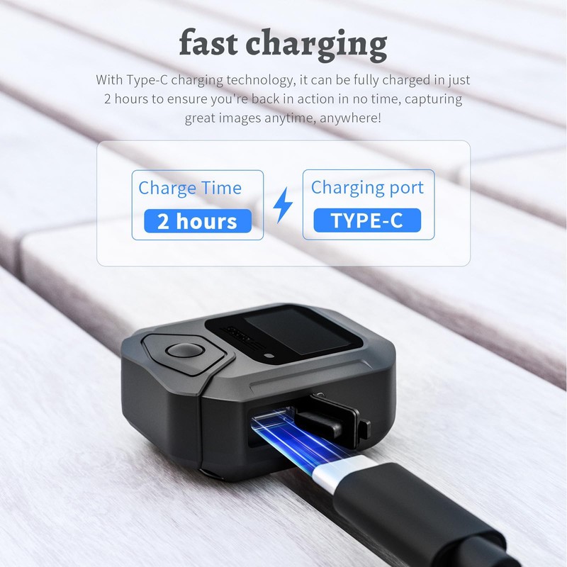 Bluetooth GPS Remote Control for Insta360 X5/X4/X3/Ace Pro 2/Ace Pro/GO3S/GO3