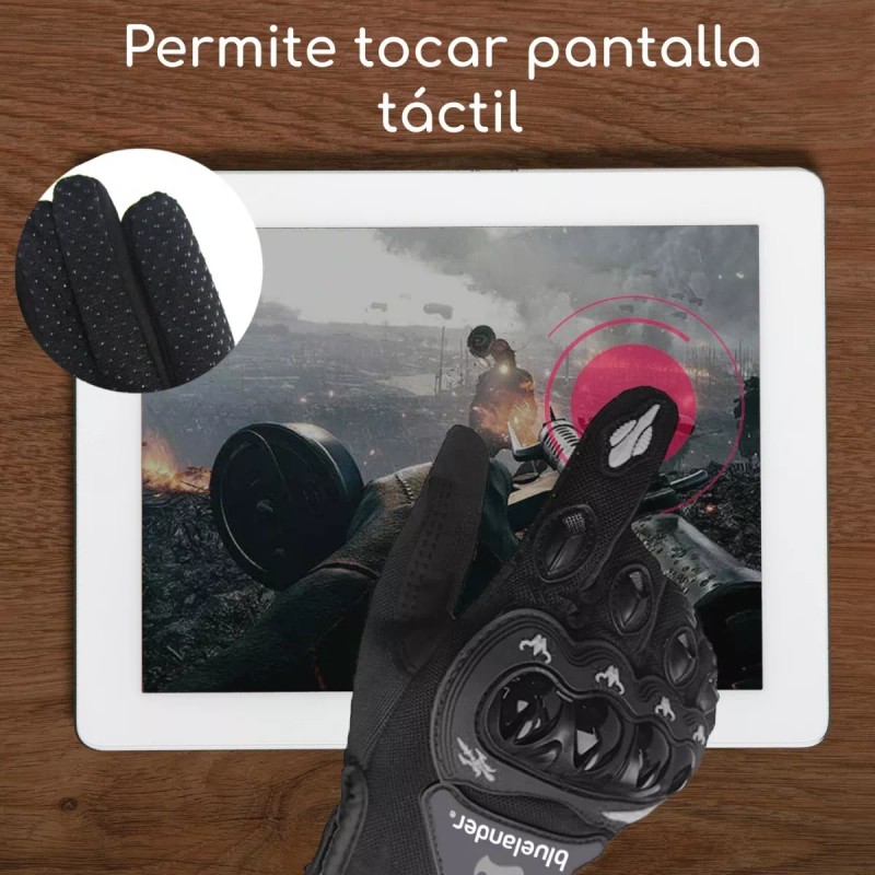 Bluelander Saldo Guantes Para Motociclista Proteccion Talla Xxl