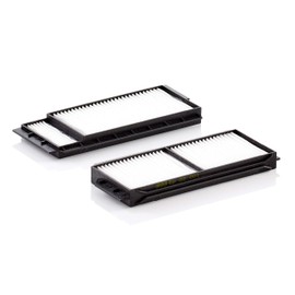 Original MANN-FILTER Interior Filter CU 22 001-2 – Cabin air filter set (set of 2) – For passenger cars