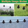 Elqubkan 100 Piece Shade Cloth Heavy Duty with Locking Handle