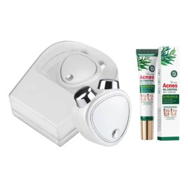 Tonificador facial microcorrientes + gel conductor 3×20 ml blanco, reafirma y tonifica rostro