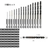 Drill Bit Set, Woodworking Drill, Hex Shaft, Set of 15,