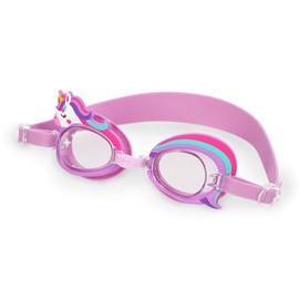 LEGAMI - Swimming Goggles, Swimming Goggles for Kids, Anti-Fog Lenses, UV Protection, with Elastic Band and Adjustable Nose Bridge, Unicorn