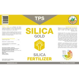 TPS NUTRIENTS TPS NUTRIENTS Silica Gold Plant Strength Nutrient and Supplement with Bioavailable Silicon, 1 Gallon (128 oz)