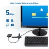 Cable Matters Ultra Mini 4 Port USB Hub with Long