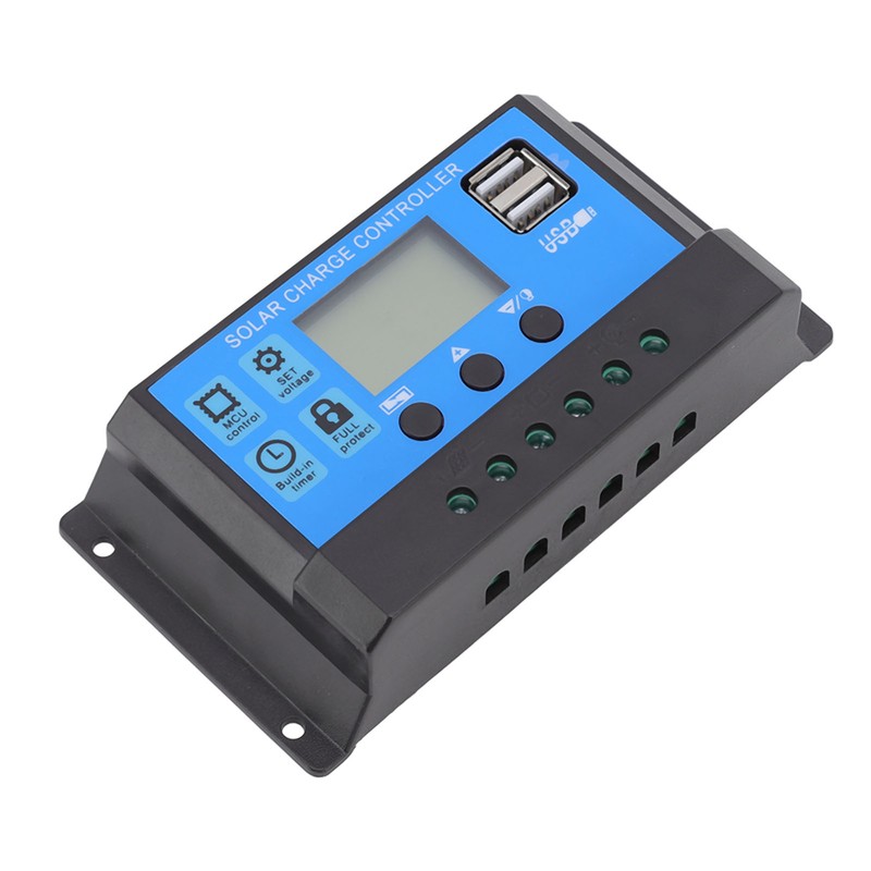 12V 24V Solar Charge Controller Dual USB Port Solar Panel