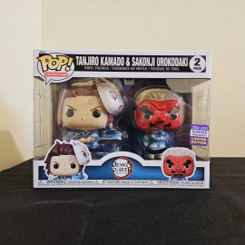 Funko Demon Slayer - Tanjiro Kamado & Sakonji Urokodaki 2 PK Funko Pop