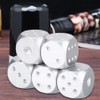 5pcs Deluxe Aluminium Alloy Poker Dice Set with Storage Box,