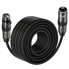 FORE Microphone Cable XLR Male to XLR Female Cable 15 m Pack of 1
