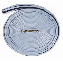 Kincade Two Tone Padded Lunging Rein, Light Blue/Navy, 8m