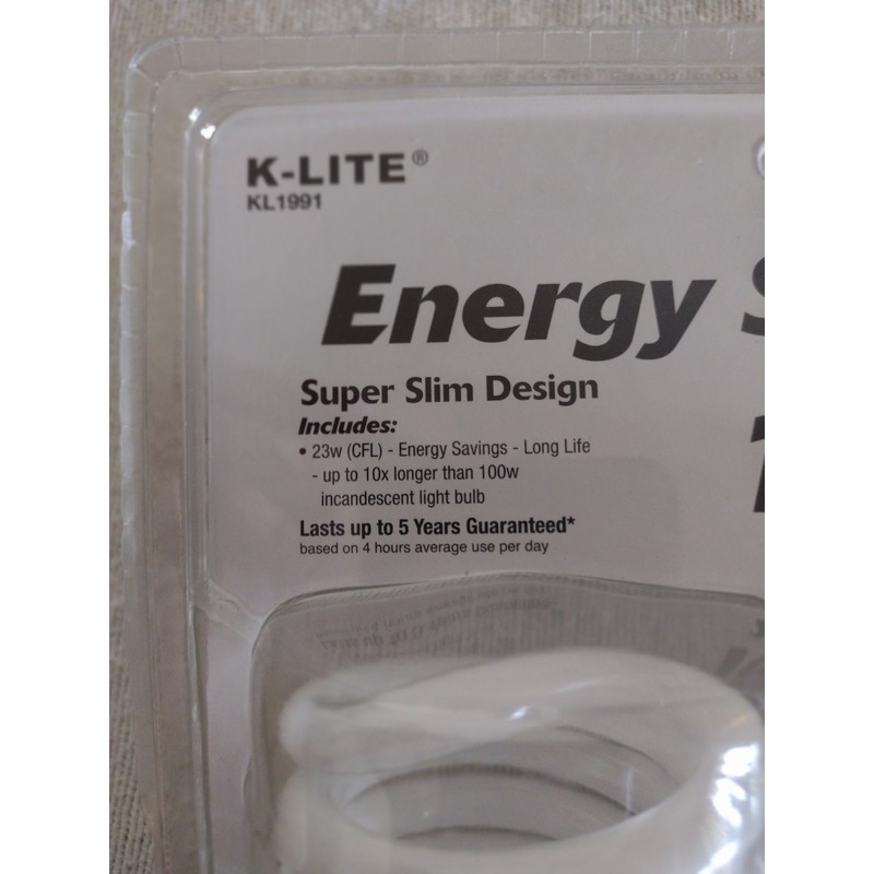 K-lite 100W Equivalent. 4 PACK 2700K Energy Saving Light Bulbs