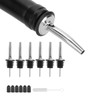QANYEGN Stainless Steel Pourers, Spout Cone Nozzle with Silicone Dust