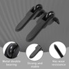 LNGJIN 2 Pairs of Hard Shell Suitcase Wheels, Suitcase Wheels