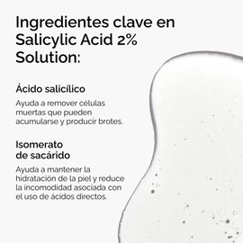 The Ordinary Salicylic Acid 2% Solution, Suero Anti-Imperfecciones con Ácido Salicílico — Suero para piel con tendencia acneica y con brotes, 30ml