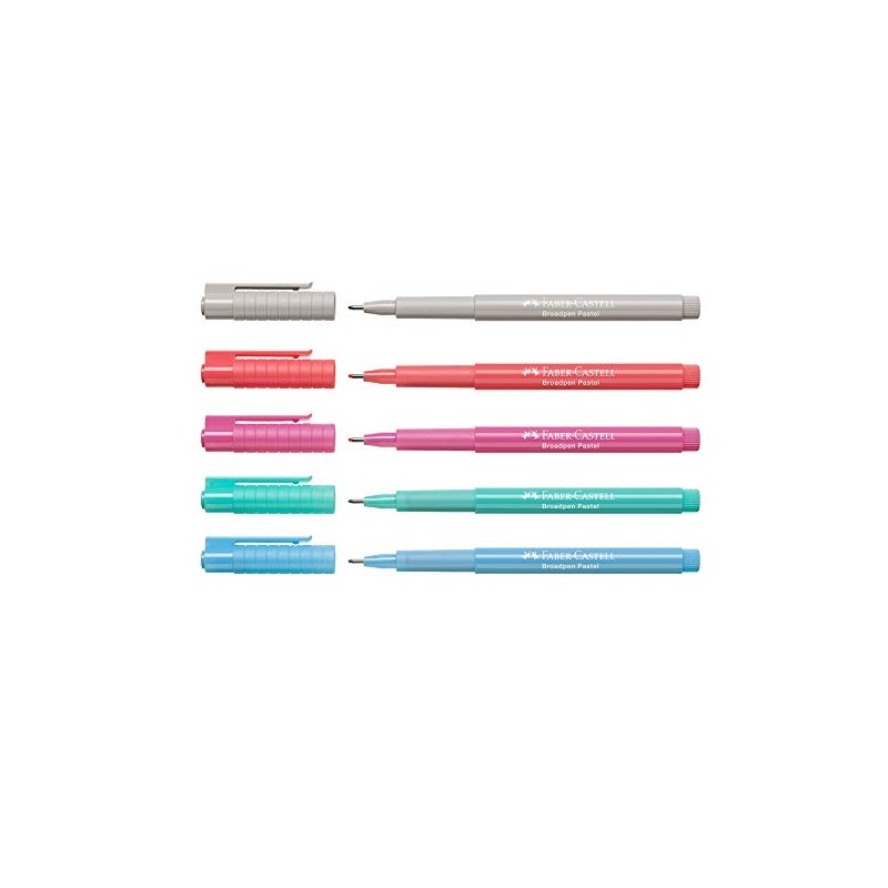 Faber-Castell - Broadpen Fineliner 0.8mm (Pastel Set)