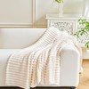 VANJOROY Fleece Fluffy Blanket Large Throw for Sofa and Bed,