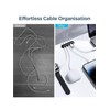 Cable Organizer Clips 2-Pack (5-Slot & 3-Slot) – Silicone Desk
