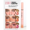 Anglicolor Lápiz 2 en 1 para pecas con rubor, resistente