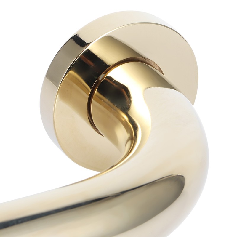 Bathroom Accessory Gold Copper Bathtub Hand Bar Anti-Skid Handle for