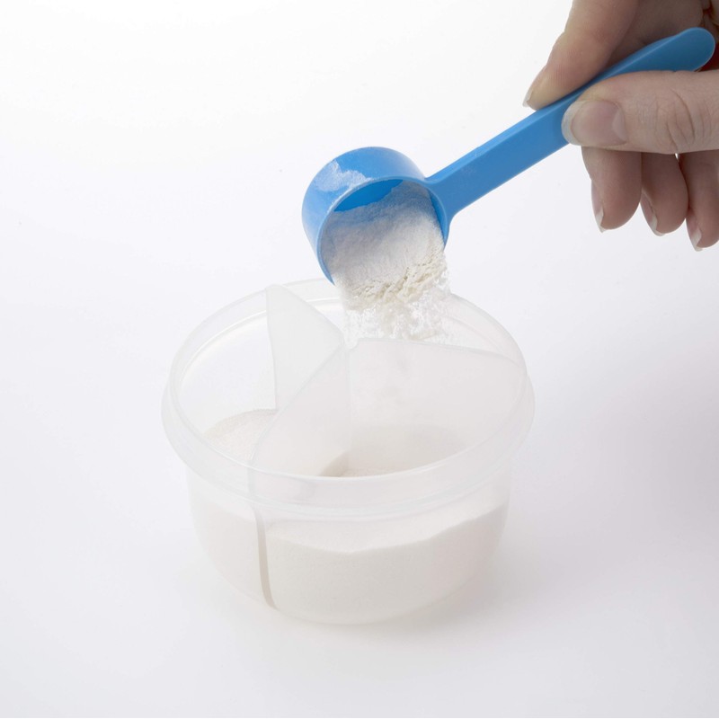Nuby Milk Powder Dispenser, Colors May Vary, 3 Compartments