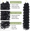 8 Packs Curly Crochet Hair for Women 18 Inch GoGo