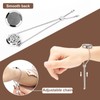 ttstar Essential Oil Diffuser Bracelet Stainless Steel Aromatherapy Locket Adjustable