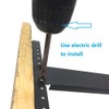 Jingchengmei 6U Steel Rack Rails Kit with Hardware - 2