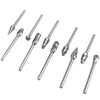 Yakamoz 10pcs Aluma Cut Tungsten Carbide Rotary Burr Set, Single