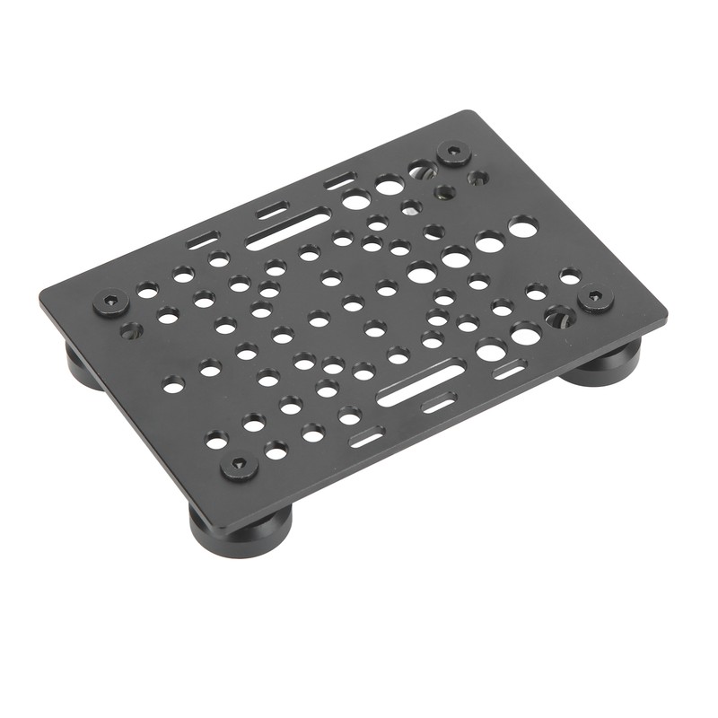 Gantry Plate Aluminum High Strength Gantry Board Black Anodized 3D