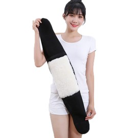 ITODA Back Warmer Heat Protection Belt Unisex Heat Belt Women's Heat Cushion Belly Warmer with Velcro Fastener Kidney Warmer Kidney Protection Waist Belt Men's Self-Heating Belt Waist Support