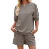 KFUBUO Women's 2 Piece Lounge Sets Summer Matching Outfits Short