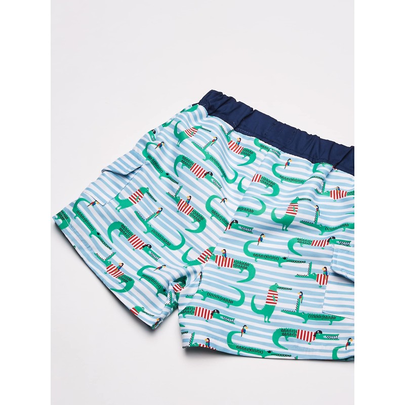 Mud Pie Bañador de cocodrilo Pirata para niño, Multi, 4
