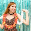 OUNONA ハワイアンレイ ハワイ花輪 ガーランド 花 フラダンス レイ 首飾り カラフル 髪飾り