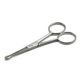 H2Gear Pet Dog Grooming Probe Safety Scissors Blunt End Ball Nose 4 INCH Face Ear Nose Moustache – Stainless Steel (4.5")