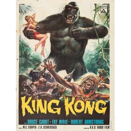 1966 King Kong Movie NEW Metal Sign: Starring Fay Wray