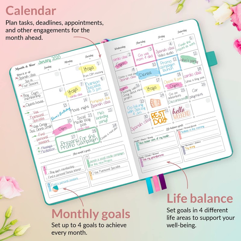 GoGirl Planner and Organizer for Women – Compact Size Weekly