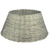 Christmas Tree Base Skirt Ring Xmas Willow Wicker Stand Cover