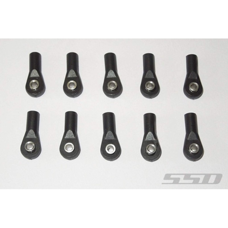 SSD M3 Long Plastic Rod Ends 10 Axial Width Steel