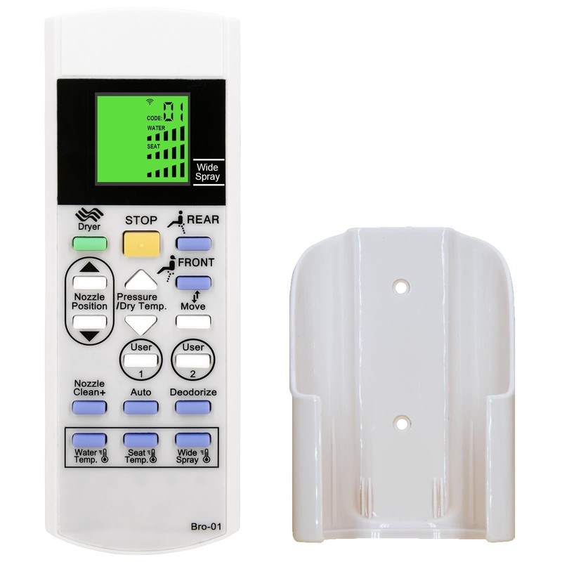 XIVUE Replacement Remote Control for Brondell Bidet Toilet Seat Swash