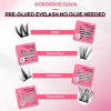 Gorgeous Olivia 88 Pestañas Postizas Kit Completo Rosa Chicle Moonstone
